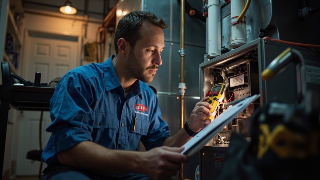 Furnace Maintenance Checklist in San Diego CA 92101
