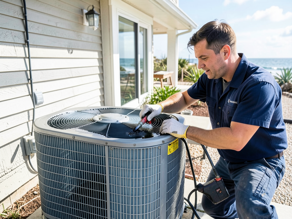 Stop Salt Air from Destroying Your Ocean Beach AC Unit
